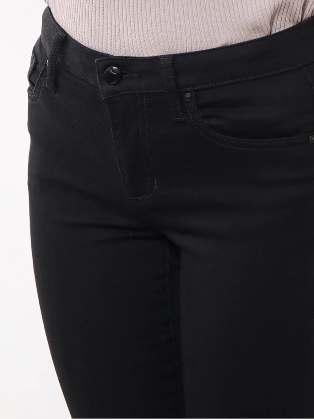 JOE’S JEANS Stretchy Mid-Rise Skinny Jeans in Black - 28 - Picture 7 of 16